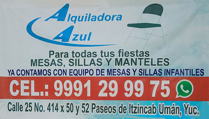 Alquiladora "Azul"